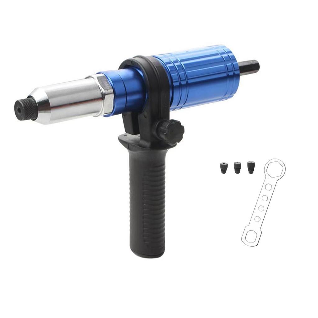 Набор адаптеров для электрического заклепочника превращает дрель в мощный заклепочный инструмент для быстрой установки на различные материалы