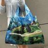 Eco-Friendly Foldable Large Capacity Shoulder Shopping Bag for Women