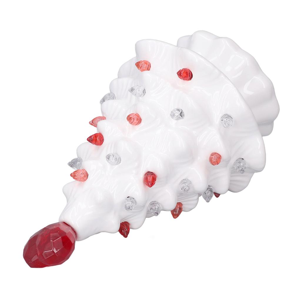 White Ceramic Tree LED Light Up Tabletop Tree Heart Topper Vintage Retro Centerpiece for Holiday Par