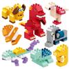 Qizebaby Animal Building Blocks Toy, 142-Piece Creative Large Building Block Set, Compatible with Various Brands, Educational Toy for Preschool and