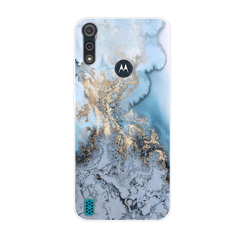 For Motorola Moto E6S 2020 Case Shockproof Soft Silicone TPU Back Cover For Moto E6S 2020 E6i Phone Cases E 6S Case Cute Cartoon