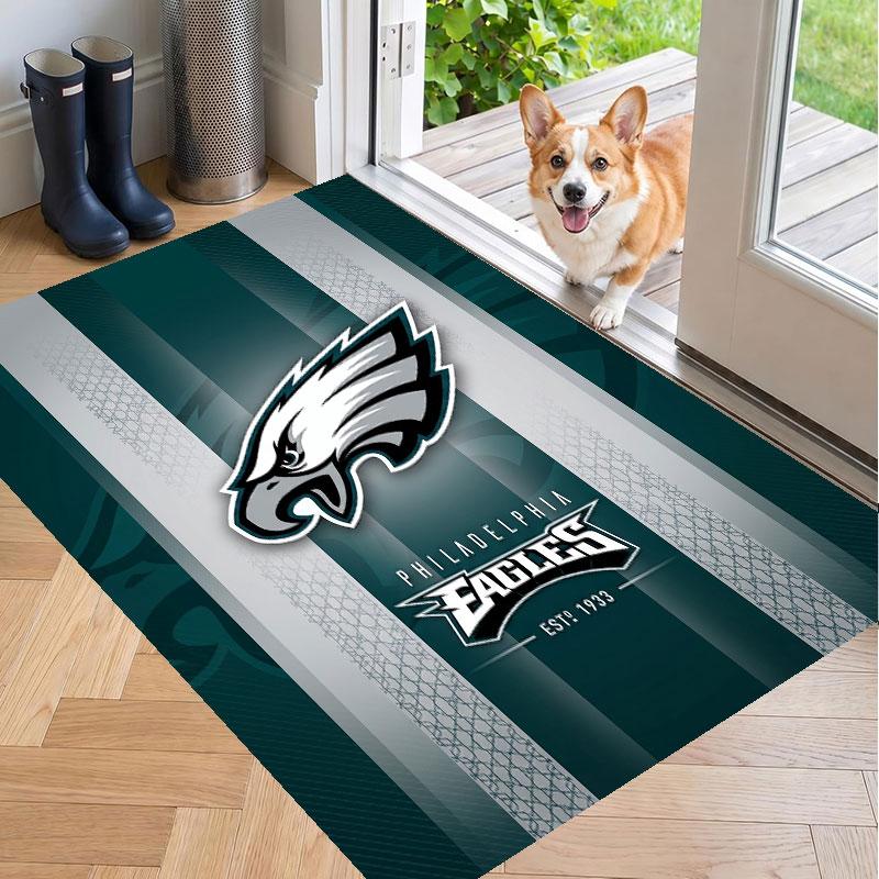 Мягкий напольный ковер с узором Philadelphia Eagles, ковер для гостиной, декоративный коврик для украшения дома