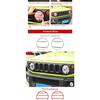 SHINEKA Декоративные накладки на передние фары автомобиля для Suzuki Jimny 2019 2020 2021 2022 2023 и выше, Внешние аксессуары
