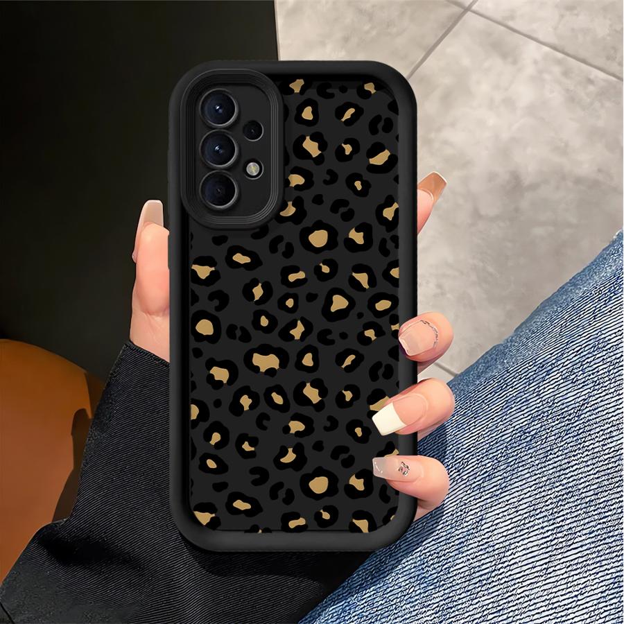 Чехол для Samsung Galaxy A50 A13 A30 A15 A11 A06 A12 A07 A05 A20 A16 A04 A17 A14 Чехол для телефона Леопардовый принт Искусство