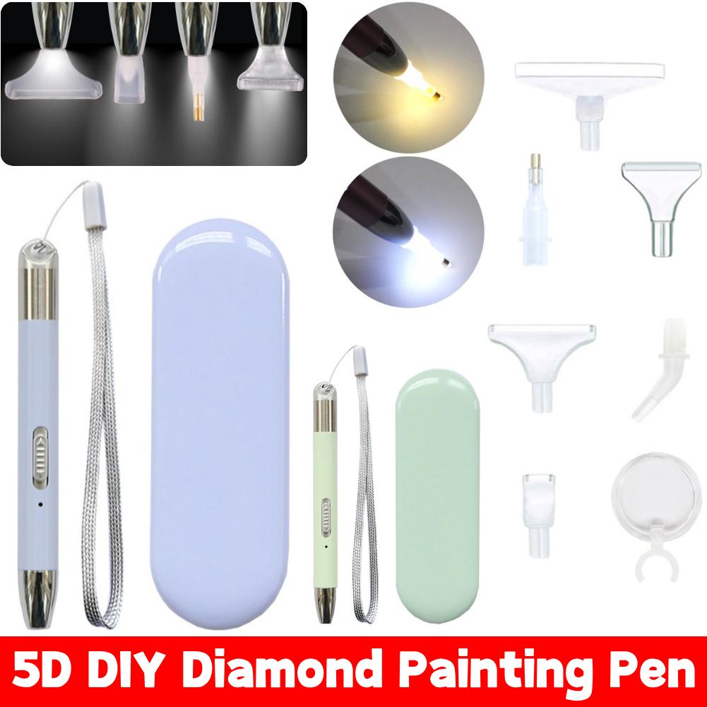 5D DIY алмазы живопись аксессуары перезаряжаемые пластиковые освещение искусство ручной работы многофункциональный для рисования ремесло для детей взрослых