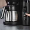 Cafetière filtre avec moulin intégré - MELITTA - Aromafresh Therm Pro 1030-11 - 8 tasses - 1 080 W - Noir