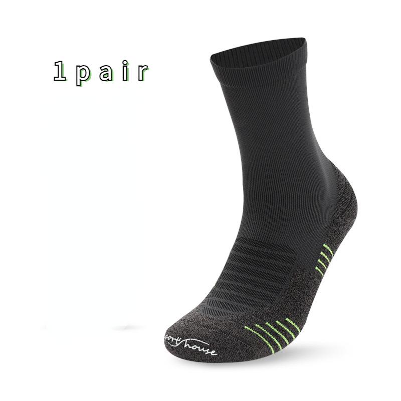 Мужские тонкие баскетбольные носки средней длины, размеры 39–44, практичные спортивные носки с полотенцесушителем