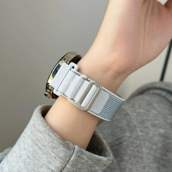 Совместим с Huawei GT6/5/4 Pro и Samsung Watch7/6, Универсальный альпийский нейлоновый ремешок-петля 22 мм.