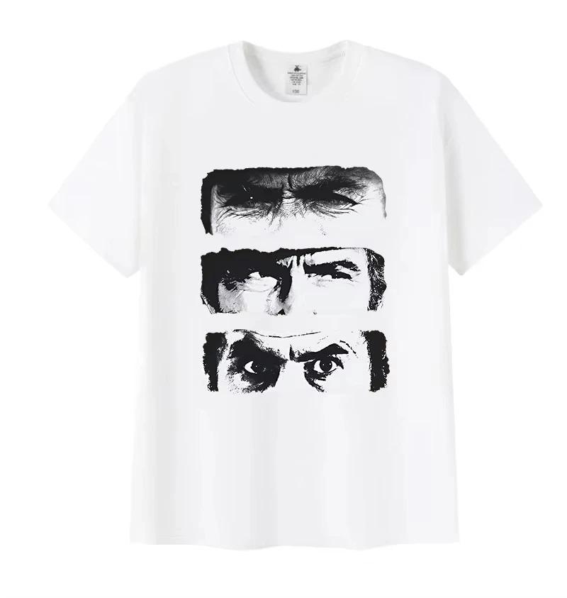 2026 The Good The Bad and Ugly TV Graphic Print Men Women Vintage Fashion Short Sleeve Tshirt Gothic Cotton Tshirt