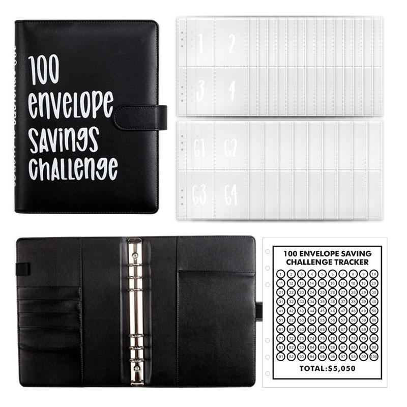 100 Envelope Challenge Binder Easy and Fun Way To Save $5,050 Savings Challenge