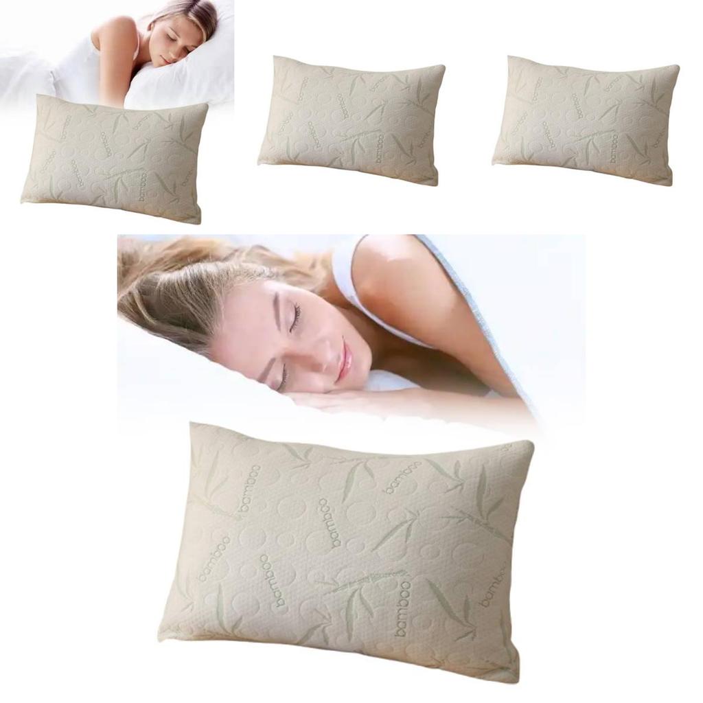 Memory Foam Hotel Pillow With Breathable Silk Knit Fabric For Restful Sleep