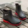 2023 Winter Sale: Men's Short Tube Waterproof Rubber Rain Boots - All-Season Fashionable Flat Design