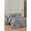Bedding Set - 1 Duvet Cover 220 X 240 Cm + 2 Pillowcases 60 X 60 Cm - 100% Reinforced Cotton - Grey