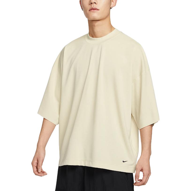 Nike Sportswear T Shirt Men's Light Khaki/Black HJ2953-229