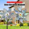 Ветряная мельница для отпугивания птиц, светоотражающие вертушки и наружные отпугивающие устройства Wind Bi A6Q6