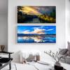 Landscape Oil Painting Landscape Forest Art Painting Canvas Painting Living Room Corridor Bar Home Decoration Mural No Frame