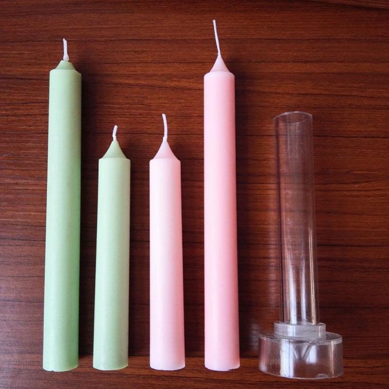 1 шт., форма для изготовления свечей, тонкая форма для стержня, длинный стержень, акриловая форма для свечей, ручная работа, сделай сам