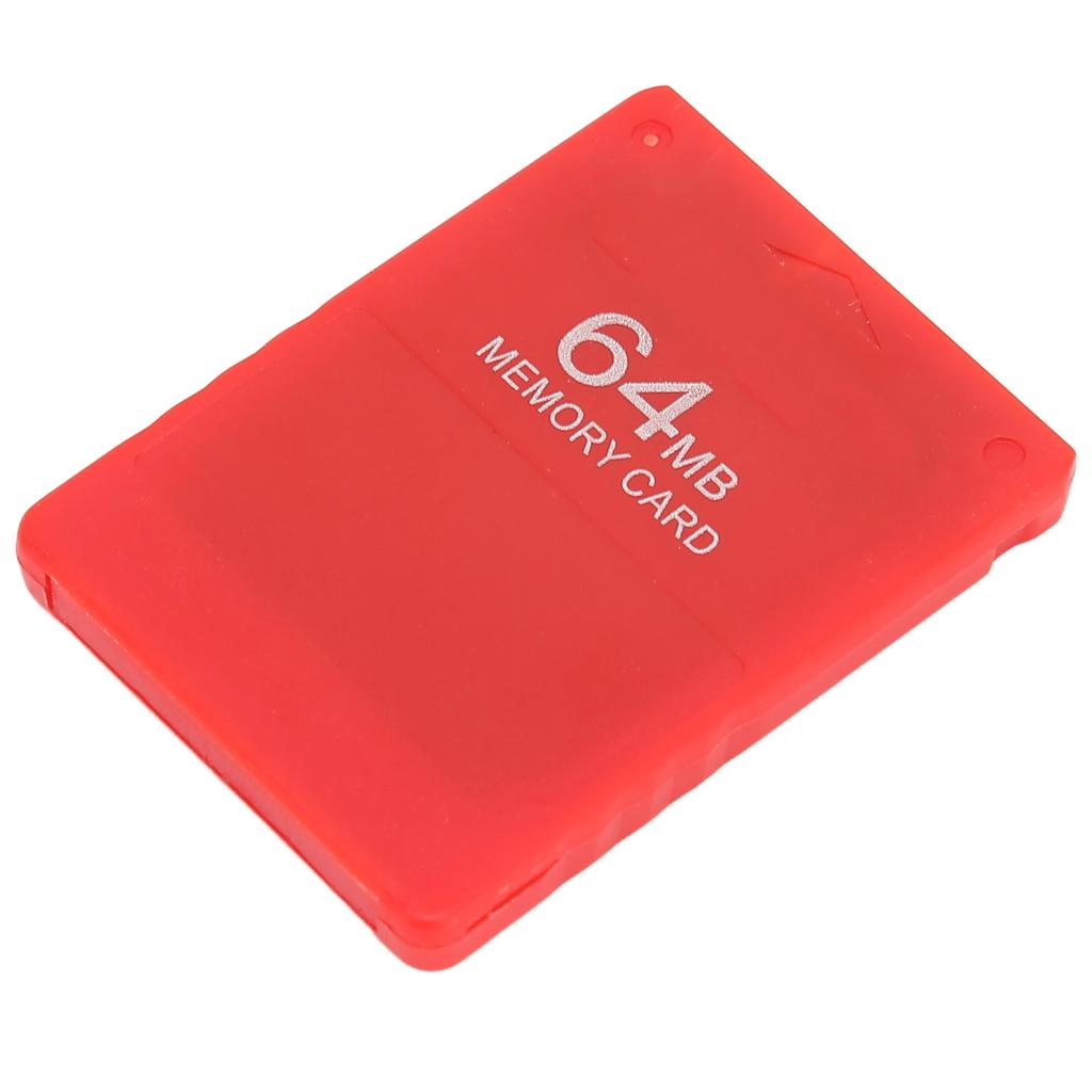 For PS2 64MB Memory Card High Speed Game Memory Card Supports All Games and FMCB1.966Red