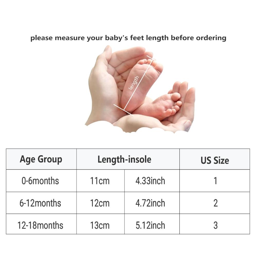 1 Pair 0-18 Months New Baby Girl Bow Canvas Shoes Anti Slip Toddler Shoes