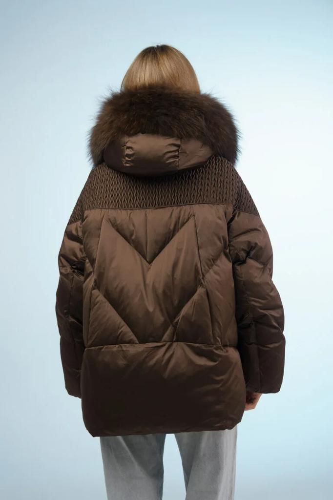 Куртка женская Vo-tarun 085 M светло-коричневая