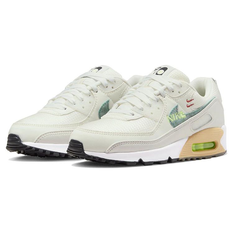 Nike Air Max 90 SE White Neptune Green Women Sneakers Summit-White Sail Phantom DO9850-100