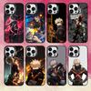 Крутой чехол для телефона B-Bakugo Моя Г-Герой А-Академия Для iPhone 17,16,15,14,13,12,11 Plus,Pro Max,XS,Красочная Серебристо-Черная Крышка