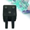 QU-2020A CW Morse Code Key DIY Mini Dual Paddle Key Morse Key Magnetic Adsorption Base Morse Code Keyer for Shortwave Radio