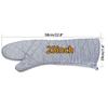 1-2pcs Oven Gloves Long Cotton Oven Mitts BBQ Glove Kitchen Accessories 23In Heat Resistant Anti-hot Baking Gloves Cooking Tool