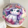 1PC Unicorn Flowers Umbrella-8-Rib Reinforced Portable Folding Travel Suitable for All Seasons Outdoor Daily Use-G384