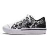 LiNing Youth Smoke Scene Sports Casual Wear Durable Lightweight Breathable Low-Top Skate Shoes Kids Sneakers Black White YKCS048-5