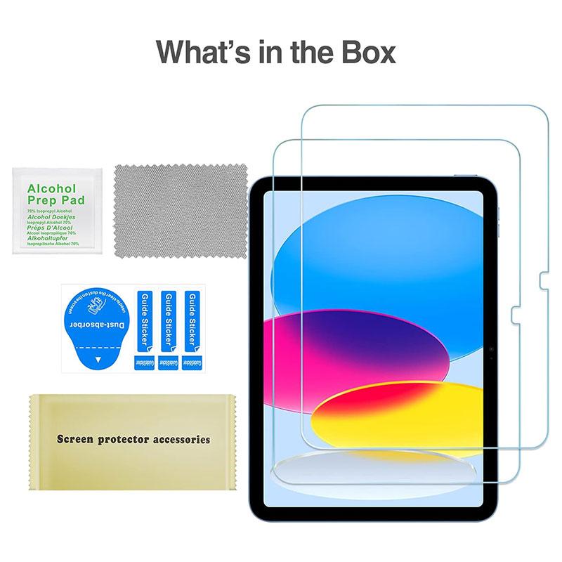 9.7/10.2/10.5/11/12.9 Inch Tempered Glass Tablet Screen Protector for Ipad 8 9 10 Generation / 4 5 6 Pro / Air 3 4 5 / Mini 4 5