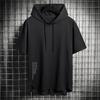 Men's Trendy Summer Hooded Short Sleeve T-Shirt for Casual Outdoor Sports