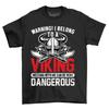 'Warning! I Belong To A Viking'' - Funny Viking T-shirt, 100% Cotton, Unisex Tee