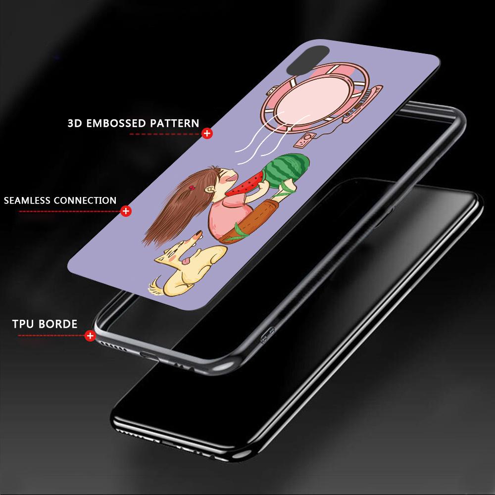 Чехол для телефона с рисунком, противоударный, мягкий силиконовый защитный чехол из ТПУ для телефона Samsung, чехол