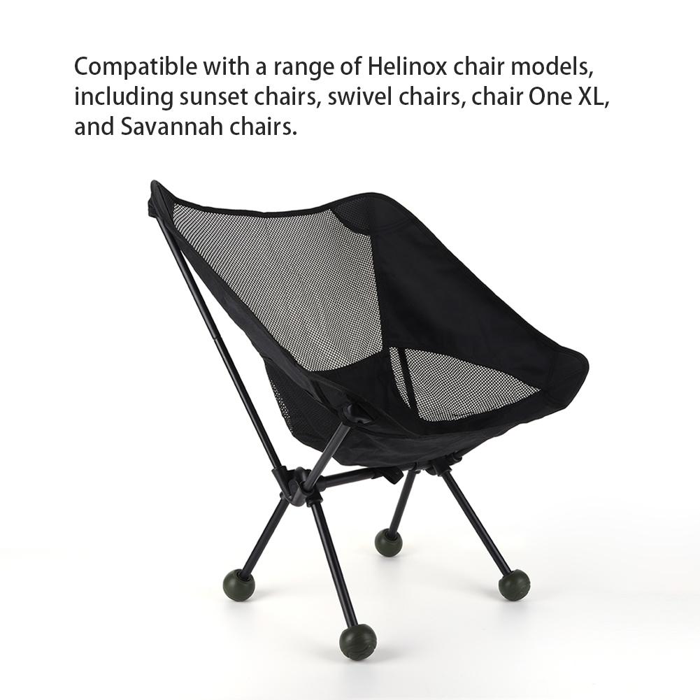 4 шт. колпачки на ножки походного стула, противоскользящие стабилизирующие резиновые шарики, наконечники для ножек уличного стула, колпачки-шарики для неровных поверхностей