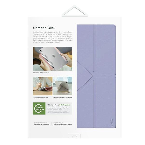 UNIQ Camden Click case iPad Air 13" M2 2024 / M3 2025 / M4 2026 purple/light violet
