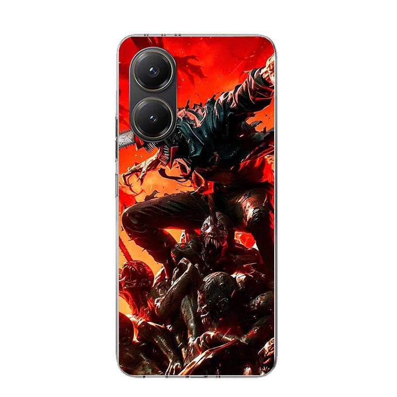 Чехол для телефона Chainsaw Man Denji Для Xiaomi Poco X7 X6 X5 Pro F7 Ultra Redmi 15C 15 13 13C 12 12C 10 10A 10C 9 9A 9C 9T Обложка Po