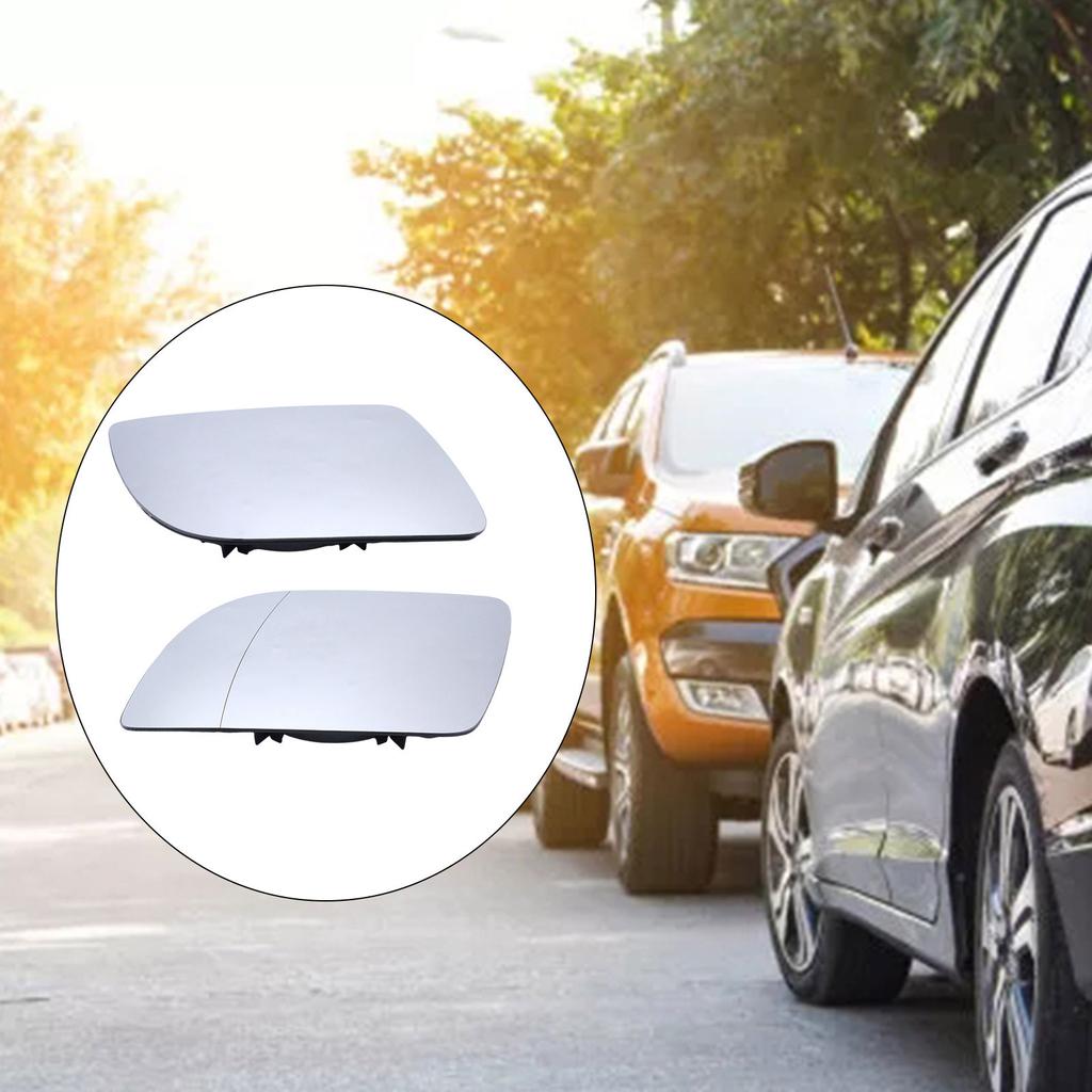 Стекло зеркала на переднюю дверь автомобиля, водонепроницаемое панорамное антибликовое зеркало заднего вида для 9N 6Q0857522C 6Q0857521A