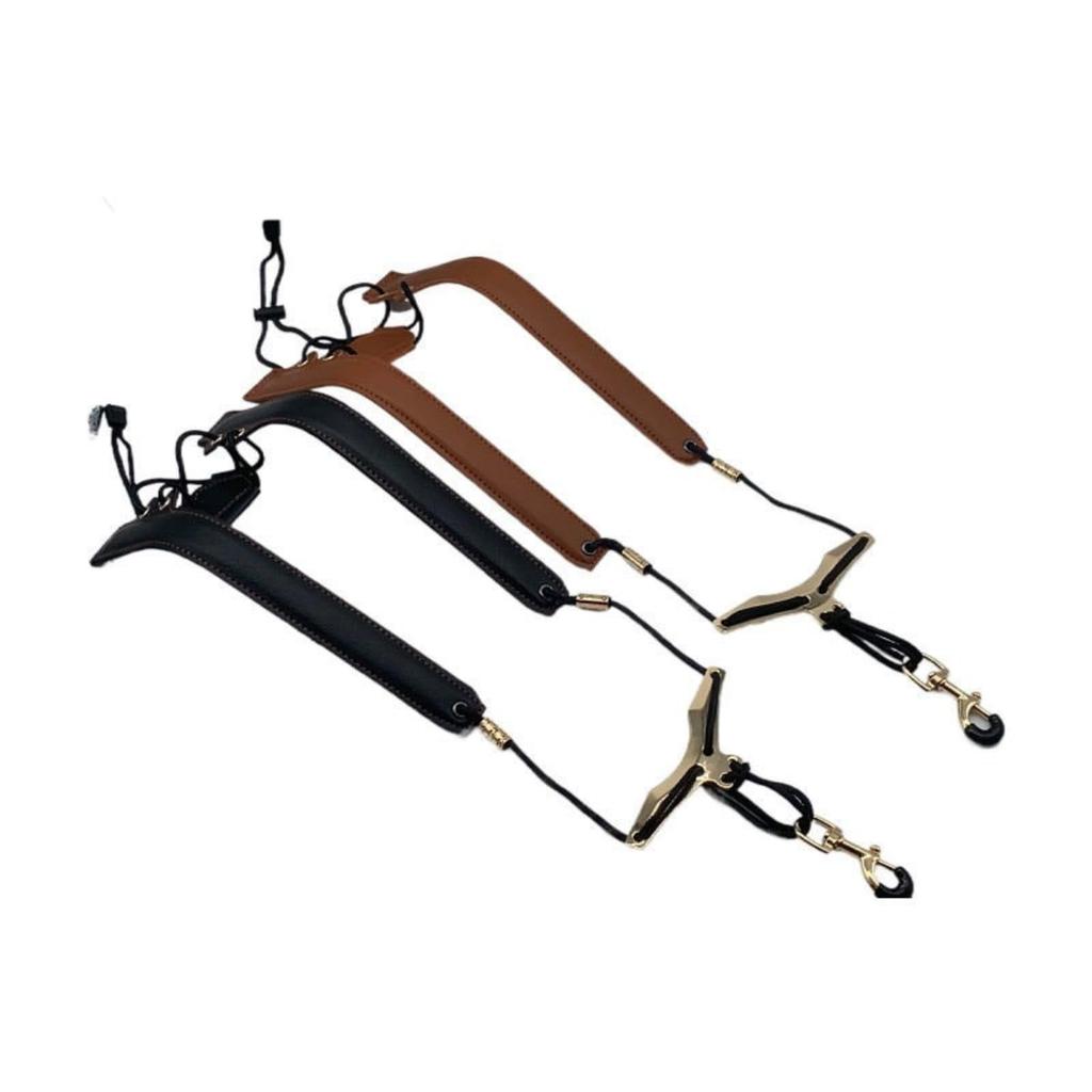 Ремень для саксофона типа жилета для взрослых и плечевой, подходит для тенора, улучшенный [Jinchuan] Детский, Тип, Мягкий, Сопрано, Альт, (Коричневый -