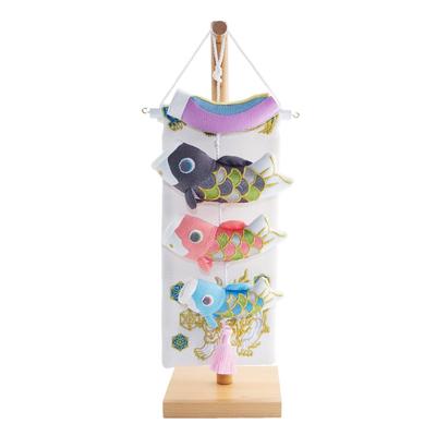 OKBABY Carp Streamer Carp Streamer Indoor Hanging Decoration Crepe Mini 2024 Настольный Genkan Компактный Милый Стильный Indoor Carp Streamer с Натуральным