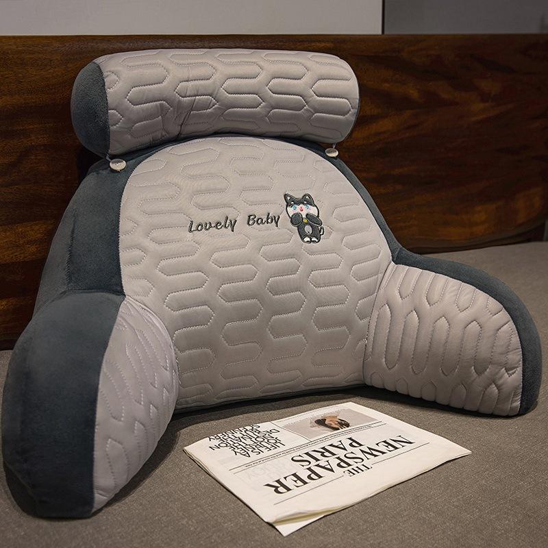 Универсальная подушка-спинка на четыре сезона, подушки для защиты поясницы, диванная подушка, удобные поясничные маты, подушка для чтения в кровати, домашнее украшение, 1 шт.