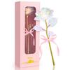 Galaxy Rose Зачарованный хрустальный цветок, Радужная роза Подарки для женщин, девушек, мам на Рождество, годовщину, день рождения, День матери
