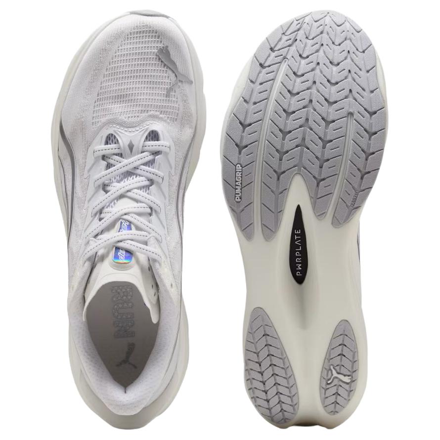 Puma Deviate Nitro 4 2E Широкие Удобные Дышащие Легкие Беговые Кроссовки Мужские Кроссовки Белый 312123-02