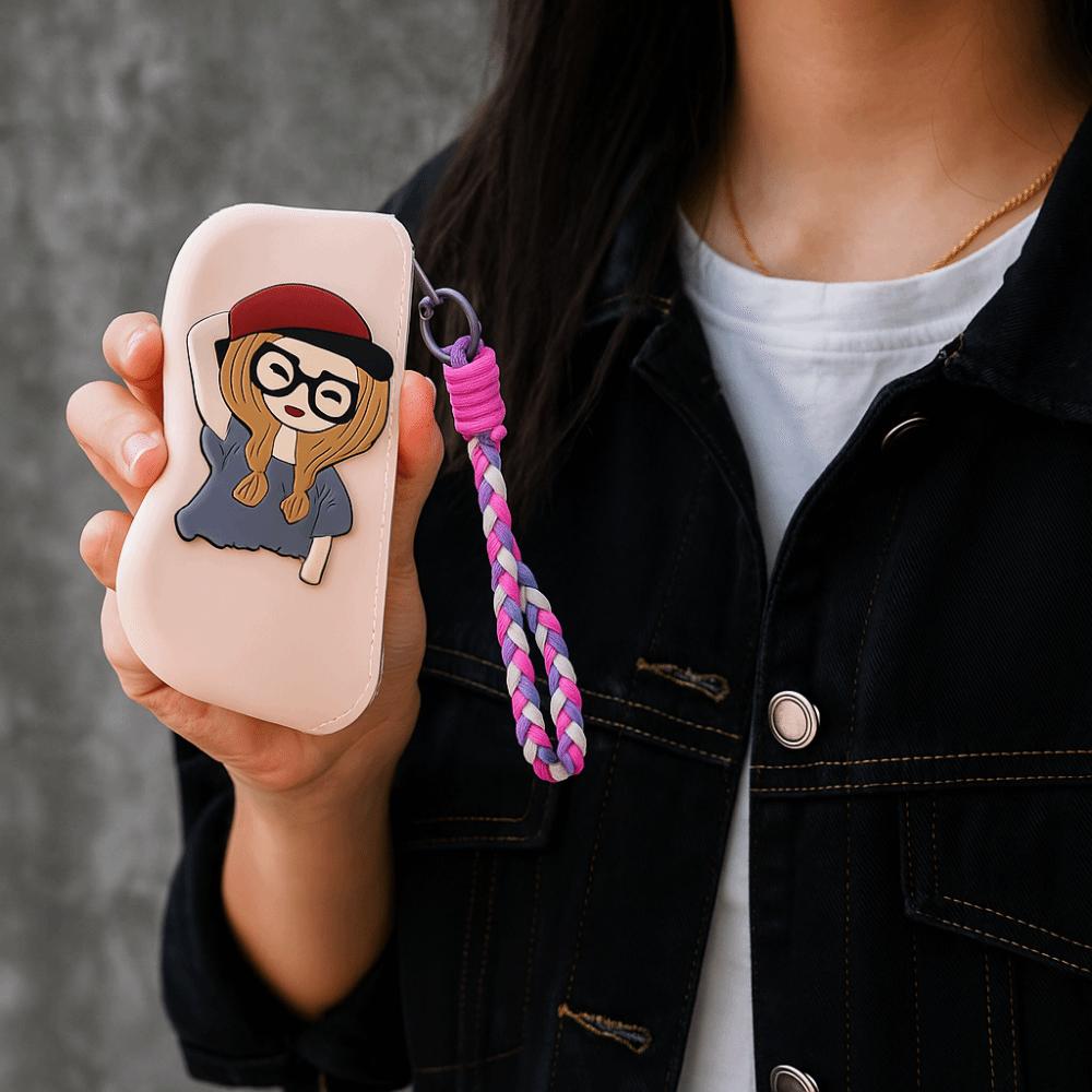 Waterproof Silicone Glasses Bag Dustproof Small Items Bag Simple Silicone Eyeglasses Case Female