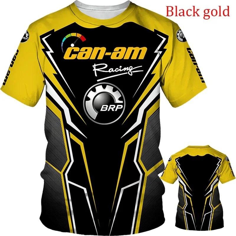 BRP Can-Am 3D Печать Экстремальный Спорт Быстросохнущая Дышащая Мужская Мото Гонки Футболка Настольный Теннис Команда Тренировочная Майка С Коротким Рукавом Верх