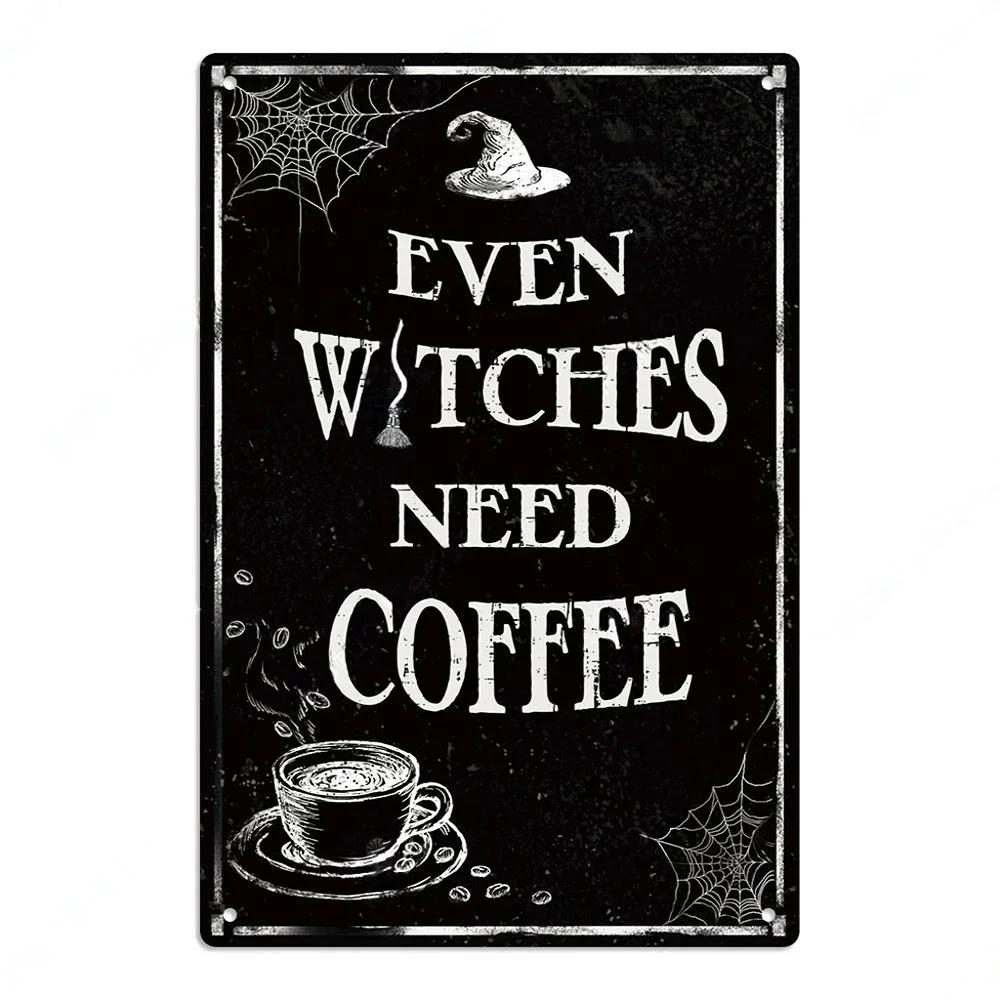 Винтажные плакаты Счастливого Хэллоуина Металлические жестяные таблички Декор Настенный декор для дома Кофейни Кафе Сада Заднего двора