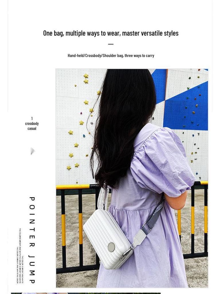 Многофункциональный органайзер для макияжа с жестким корпусом, сумка-кроссбоди, мини-сумка - Легкий, износостойкий, портативный модный клатч