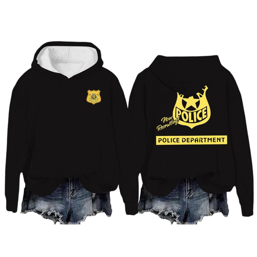 Women's Casual Long-Sleeved Pullover Hoodie With Print