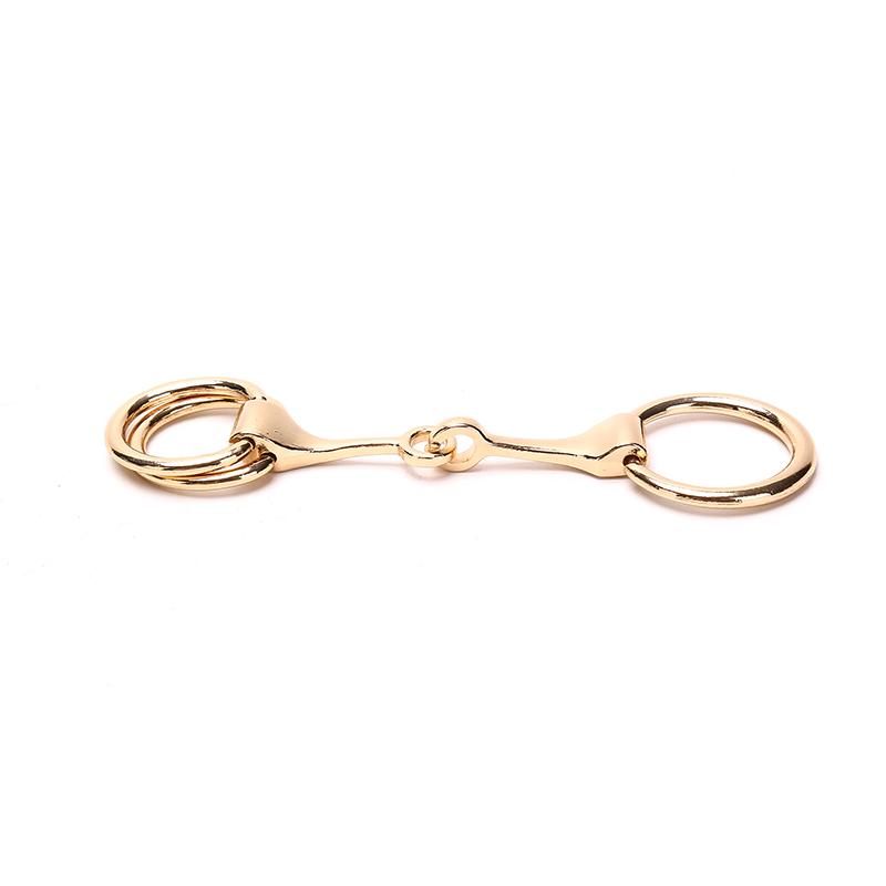 Silk Scarf Clip Dual-use High-grade Small Square Scarf Buckle Horsebit Buckle Vintage Trendy Charm Shawls Brooches