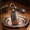Чехол для ключа из натуральной коровьей кожи для Volkswagen - Подходит для моделей Lavida и Bora